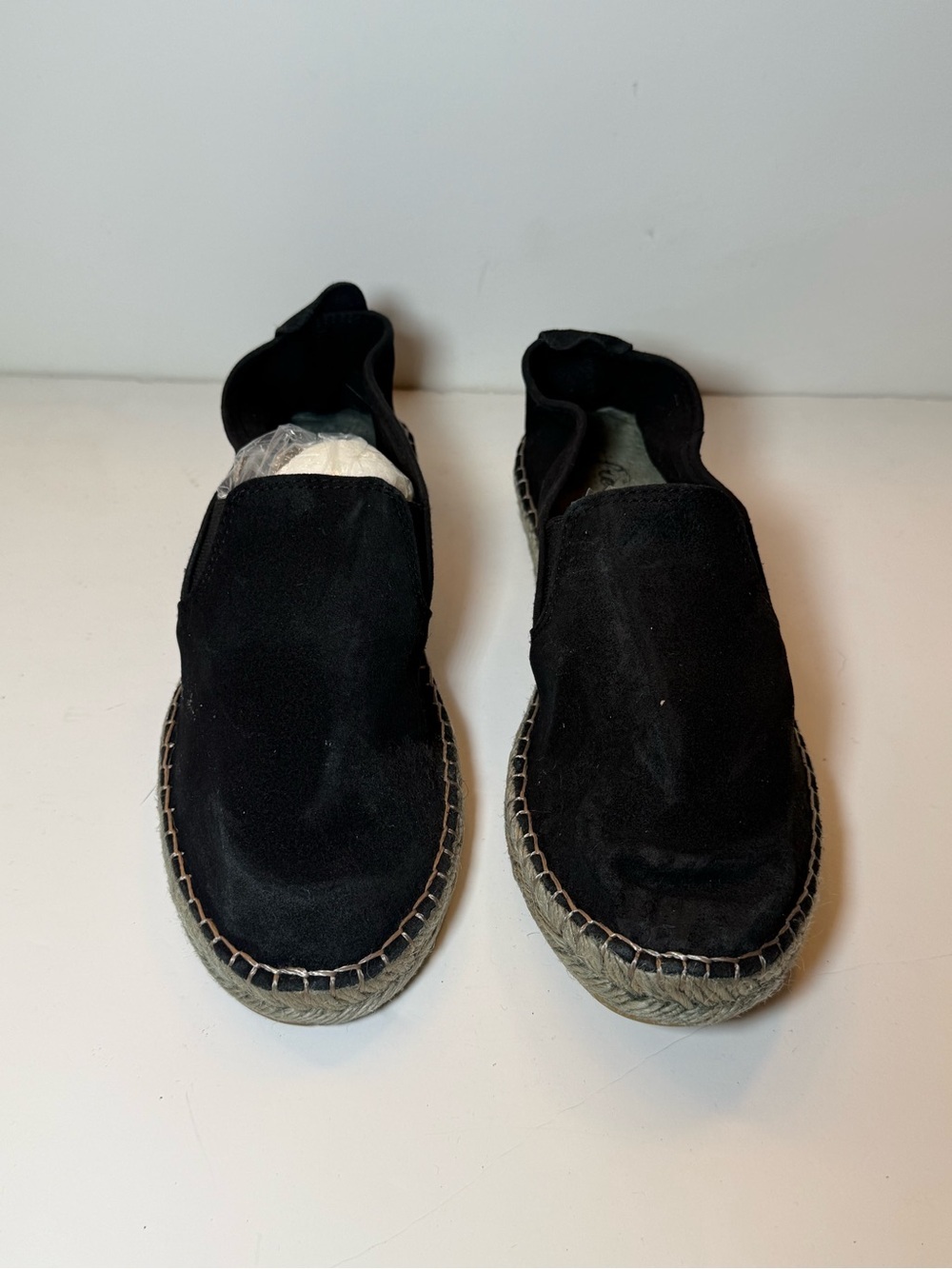 Free People Black Suede Espadrille Flats